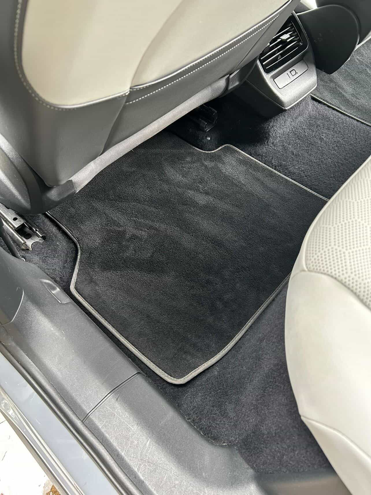 After: clean rear mat